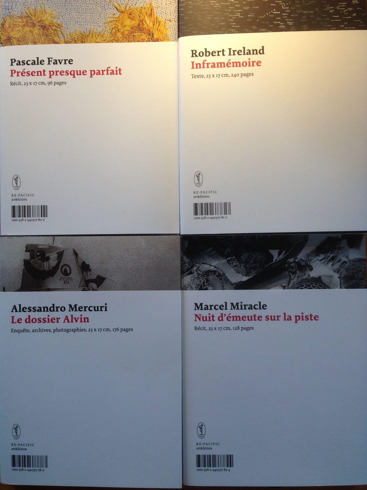 Les livres visuels d’art&fiction, éditions d’artistes