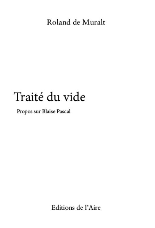 Traité du vide