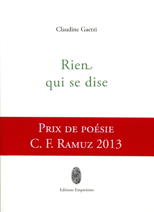 Rien qui se dise